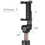 3-in-1 Selfie Stick & Tripod With Bluetooth Remote